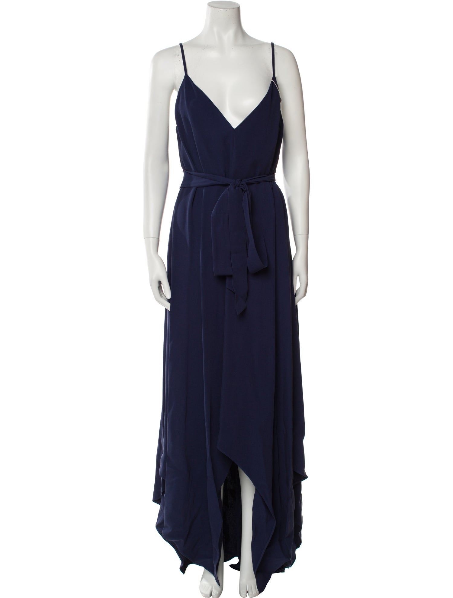 Valentino V-Neck Long Dress